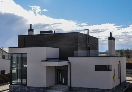 Haus mit Flachdach